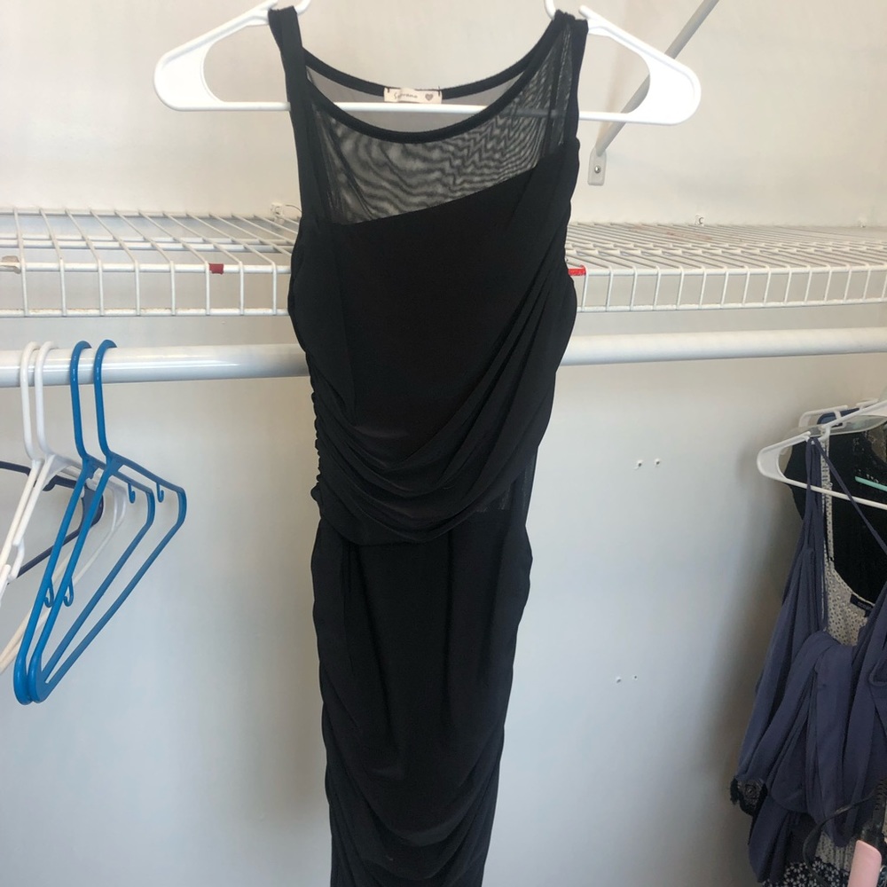 Black formal dress